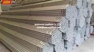 HDG Scaffolding Pipe SCH40 NB GI Pipes Q235 Round Steel Pipe
