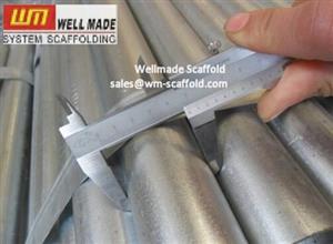 BS1139 Galvanized Scaffold Tube for Oil&gas Industrial Construction