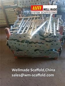 Scaffolding Extension Base Plate Legs to USA for Frame Scaffolding
