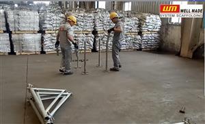 How to install Construction scaffolding shoring system Crab 60