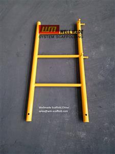 Guard rail post with 18 ladder to usa plaster stucco brick scaffolding