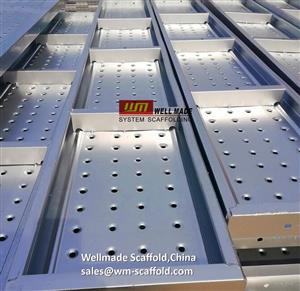 300 x 50 mm perforated scaffold walk board steel planks nigeria oilgas