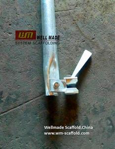 Construction Scaffolding Ring Lock System Diagonal Brace Formwork Pole