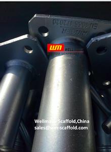 Check Scaffold Prop Quality from Wellmade Scaffold to Europe- Concrete