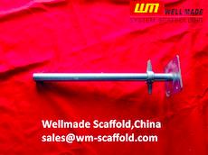 Adjustable screw jack base load capacity test in wellmade scffold,CN